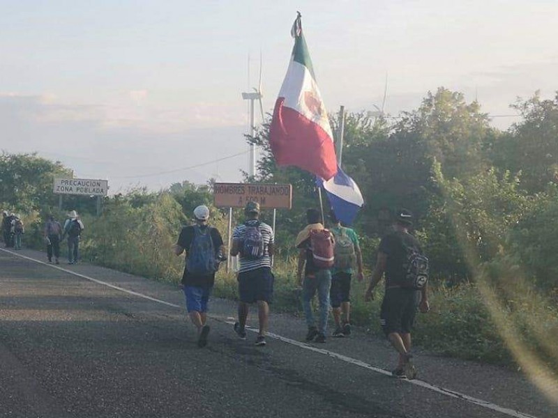 Continúan llegando caravana de Migrantes