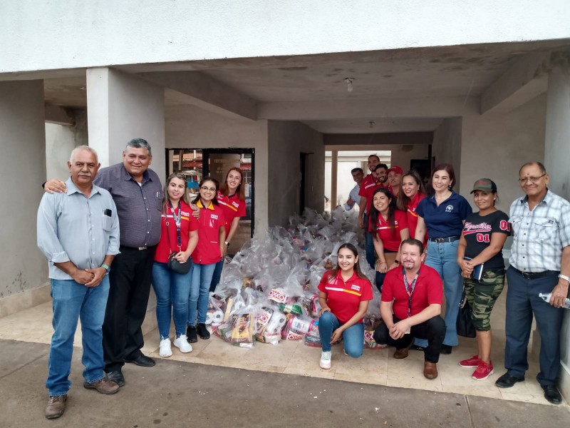Continúan llegando donativos para familias afectadas de Empalme