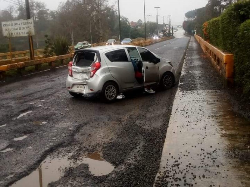 Continúan los accidentes sobre la Xalapa - Coatepec