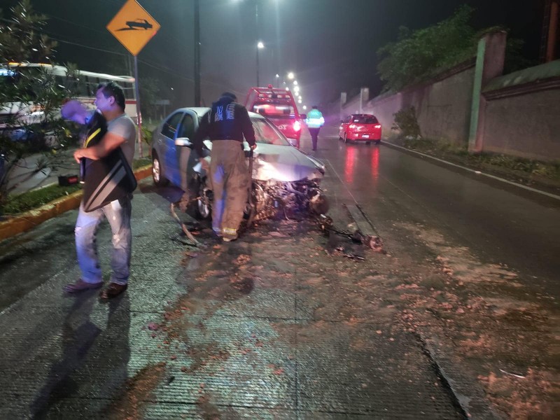 Continúan los accidentes sobre la Xalapa - Coatepec