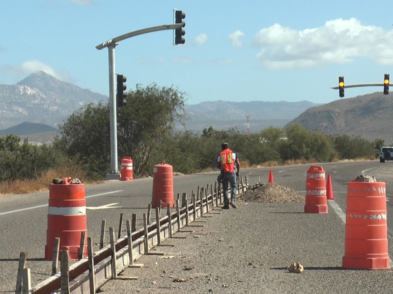 Continúan los trabajos de adecuación en el par vial