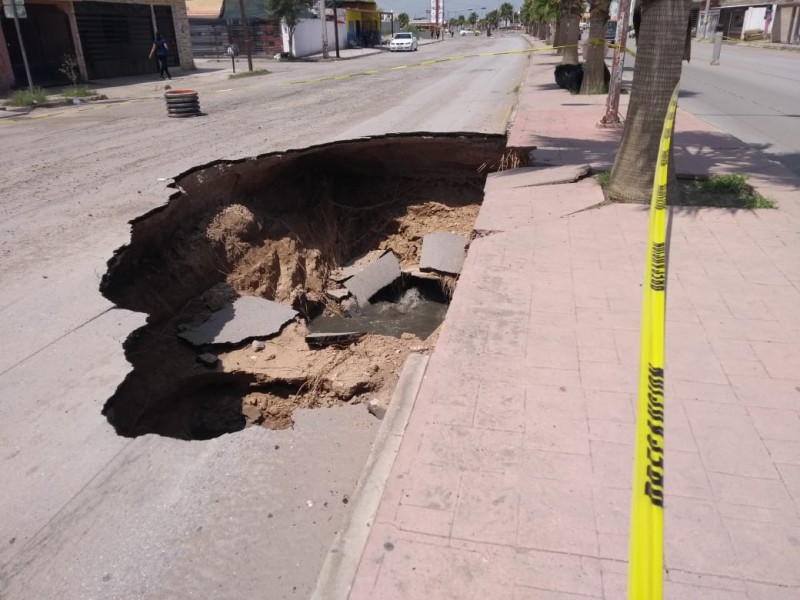 Continúan reparaciones de drenaje pluvial