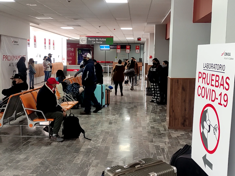 Continúan medidas sanitarias en Aeropuerto