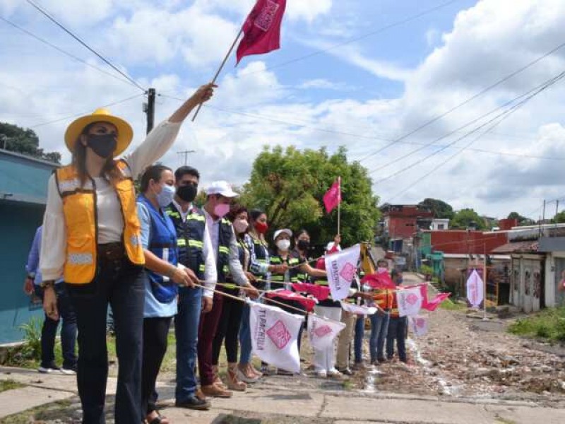 Continúan obras de infraestructura en Tapachula