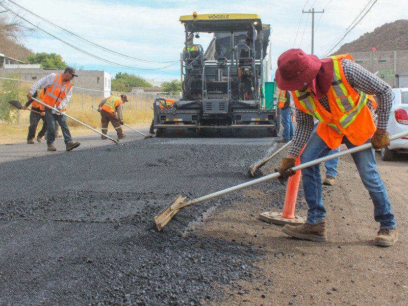 Continúan obras de pavimentación, Avenida Tecnológico con avance del 32%