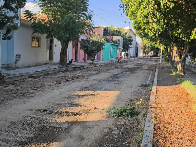 Continúan obras en Peñuelas tras lluvias de agosto en la capital