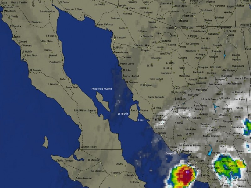 Continúan probabilidades de lluvia en Guaymas