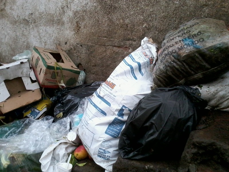 Continúan problemas con servicio de recolección de basura en Sahuayo