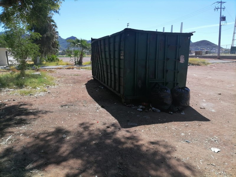 Continúan programas emergentes de basura en Guaymas