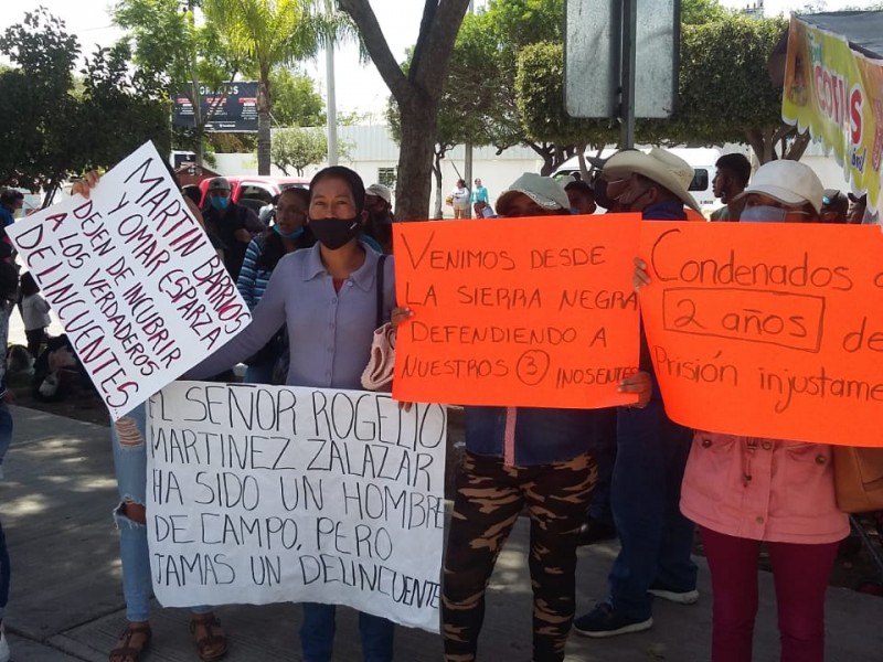 Continúan protestas a favor de detenidos en caso Sergio Rivera