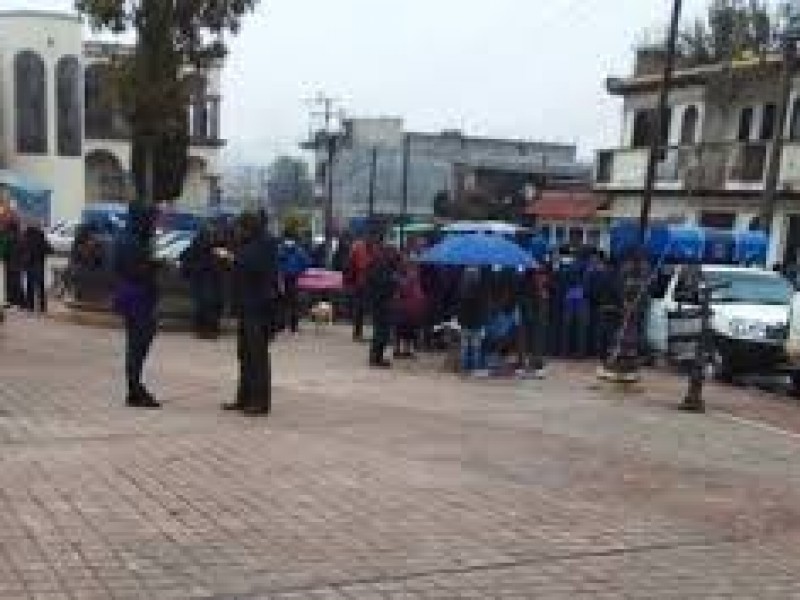 Continúan protestas por Copladem en Oxchuc