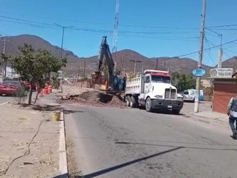 Continúan reparaciones en Guaymas Norte