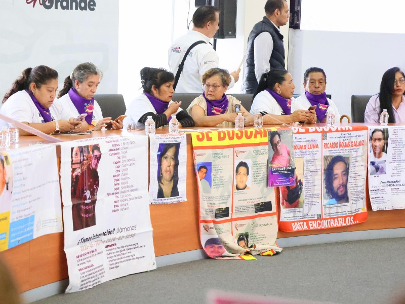 Continúan reuniones con familiares de desaparecidos
