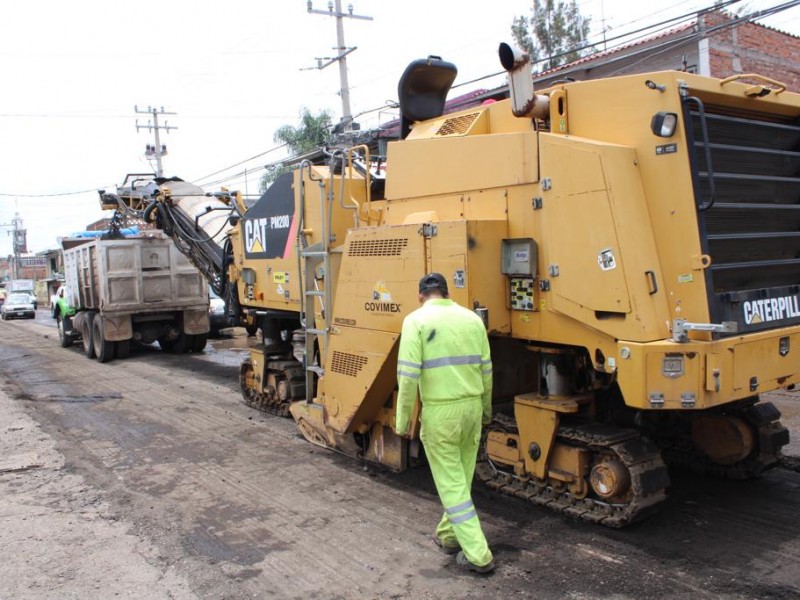 Continúan trabajos para mejoramiento integral de Avenida Juárez de Zamora