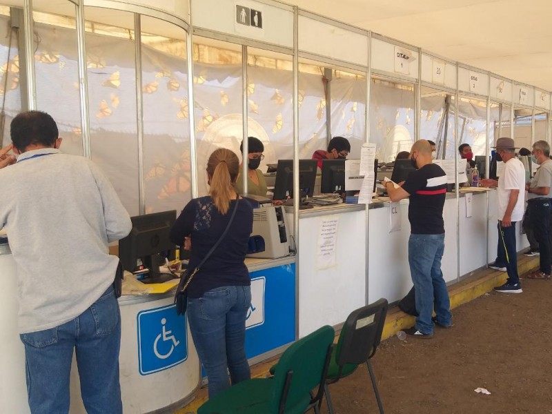 Continuará canje de placas durante periodo vacacional de Semana Santa