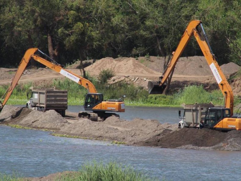 Continuará el dragado del Río Sinaloa en Guasave