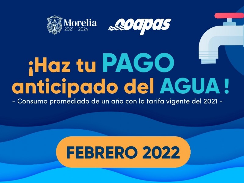 Continuará en febrero el Programa de Pago Anticipado del OOAPAS