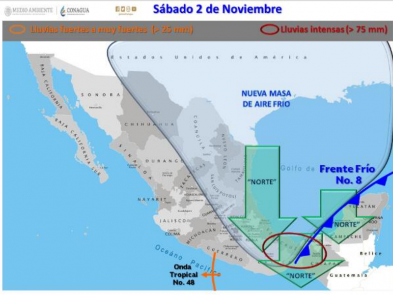 Continuará evento de Norte en próximas horas