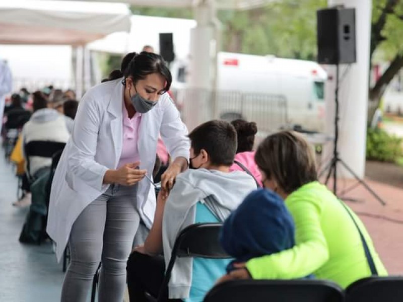 Continuará vacunación a menores la próxima semana en Morelia