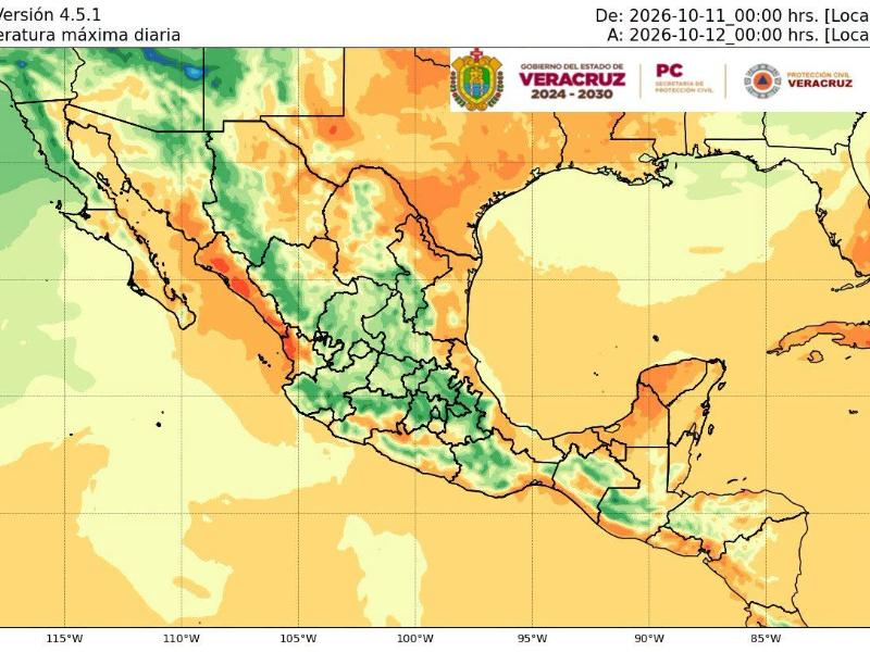 Continuará ambiente templado en Tuxpan; prevén disminución de lluvias en la región