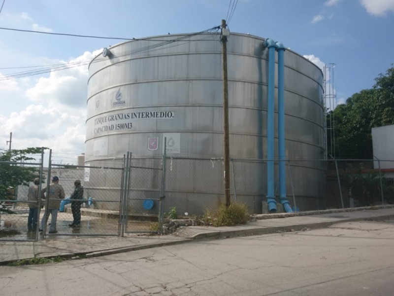 Controla SMAPA fuga en Tanque “Las Granjas”