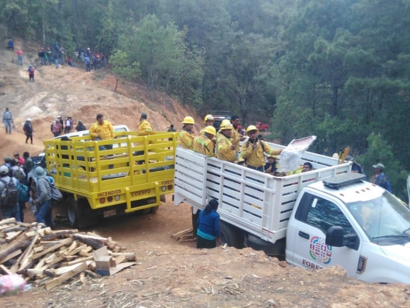 Controlado al 100% incendio en Mazaltepec: Coesfo