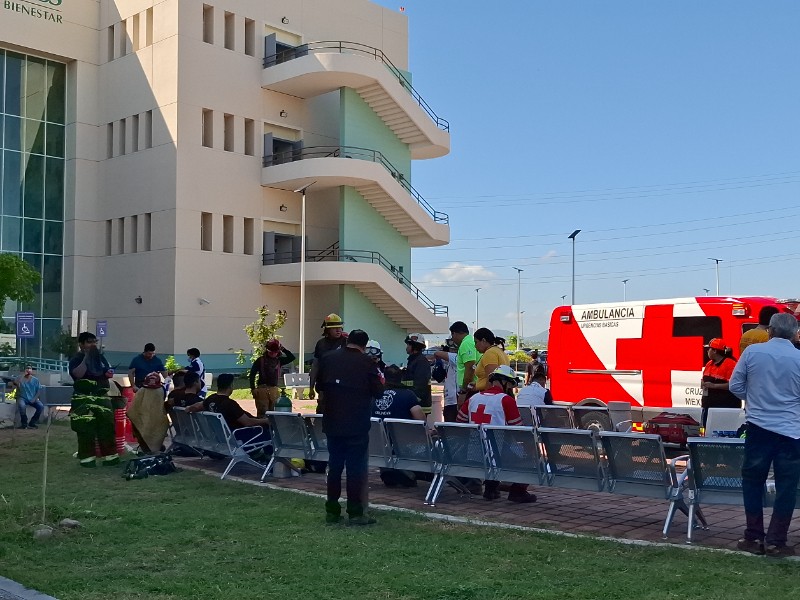 Controlado el incendio en el Nuevo Hospital General; reubican a 26 pacientes