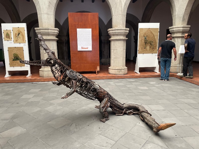 Convierte basura en obras de arte expuestas en Museo Regional Nayarit