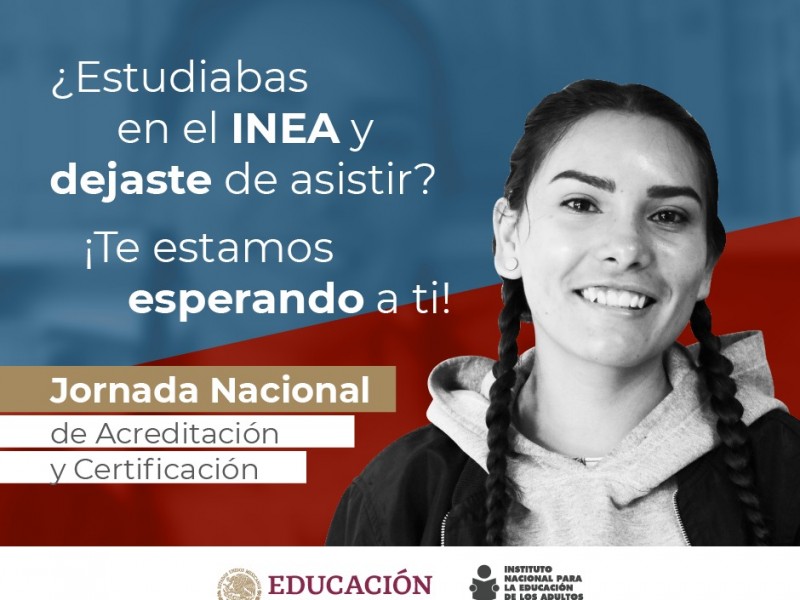 Convoca INEA a nueva jornada de acreditación