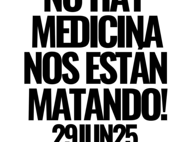Convocan a marcha ante falta de medicamentos para niños oncológicos