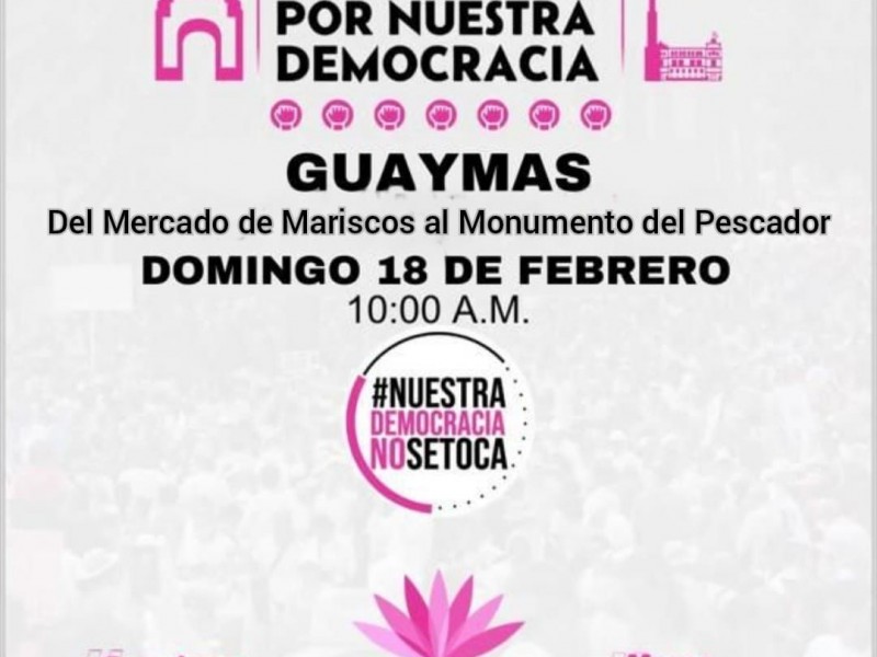 Convocan a Marcha por la Democracia