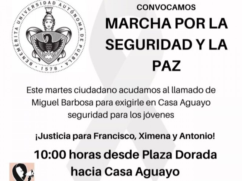 Convocan a marcha por la seguridad y paz