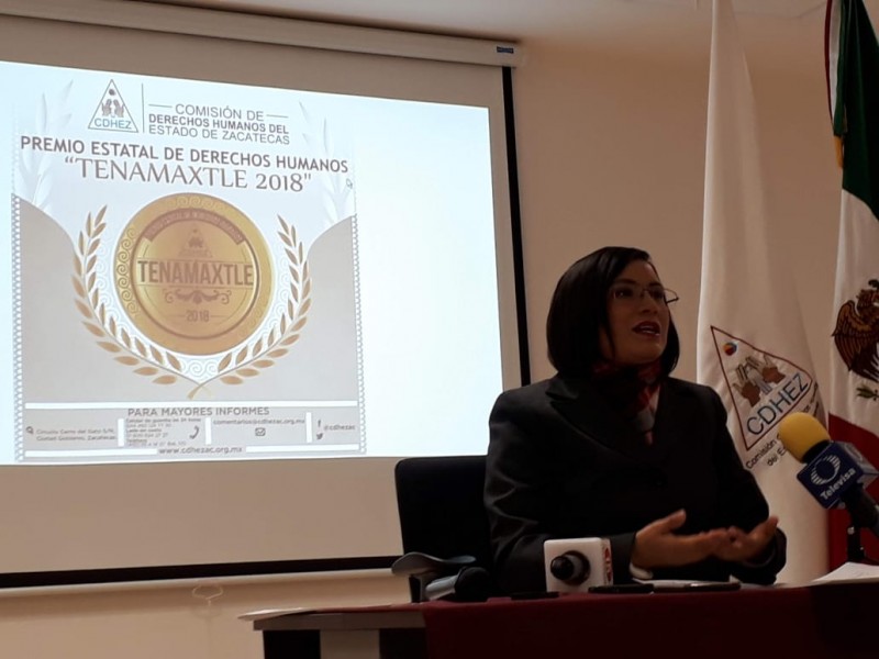 Convocan a premio estatal de Derechos Humanos 