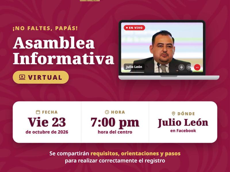 Convocan a asamblea virtual para registro a la Beca Rita Cetina