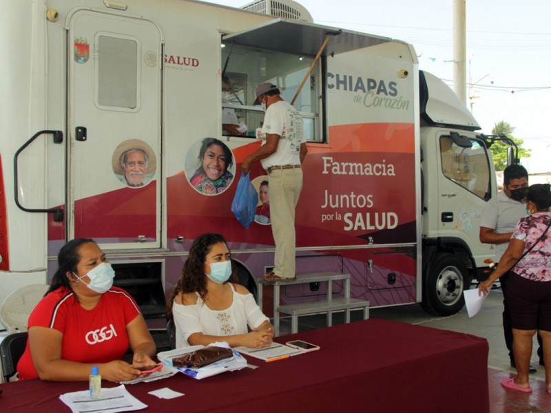 Convoy de la salud visita mercado en Tuxtla Gutiérrez