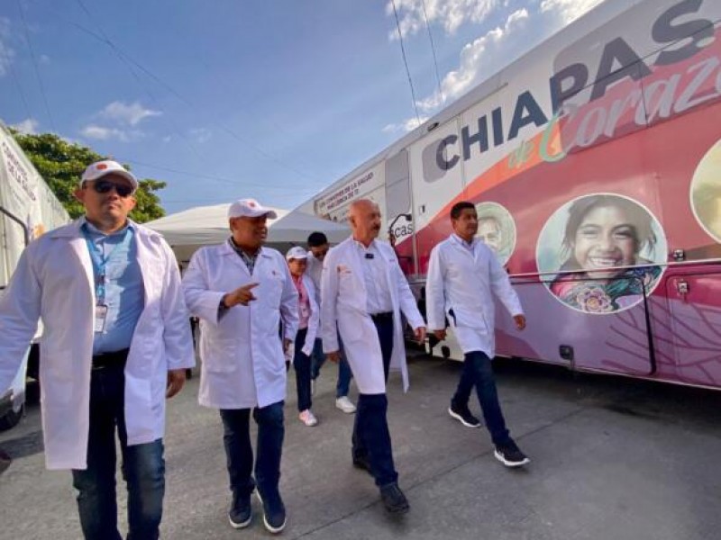 Convoyes de la salud con alta atención en Chiapas
