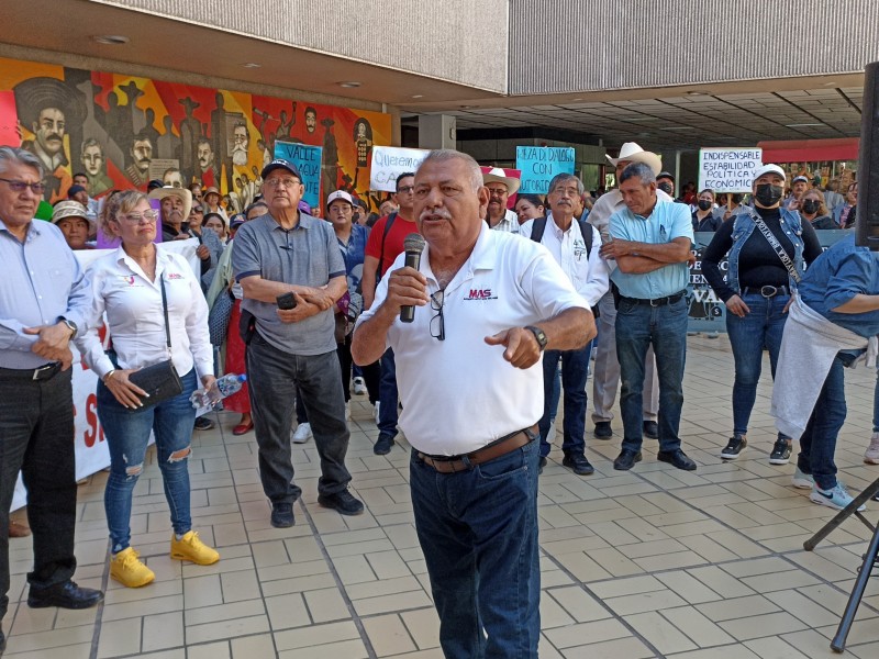 Coordinadora por el Derecho Humano a la Vivienda realizó plantón