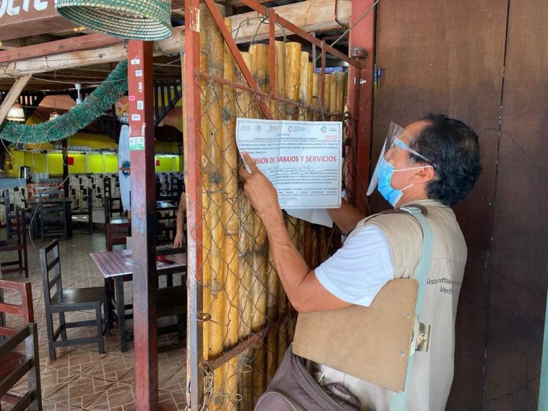 Copriseg clausura bar en Zihuatanejo, por no respetar medias sanitarias