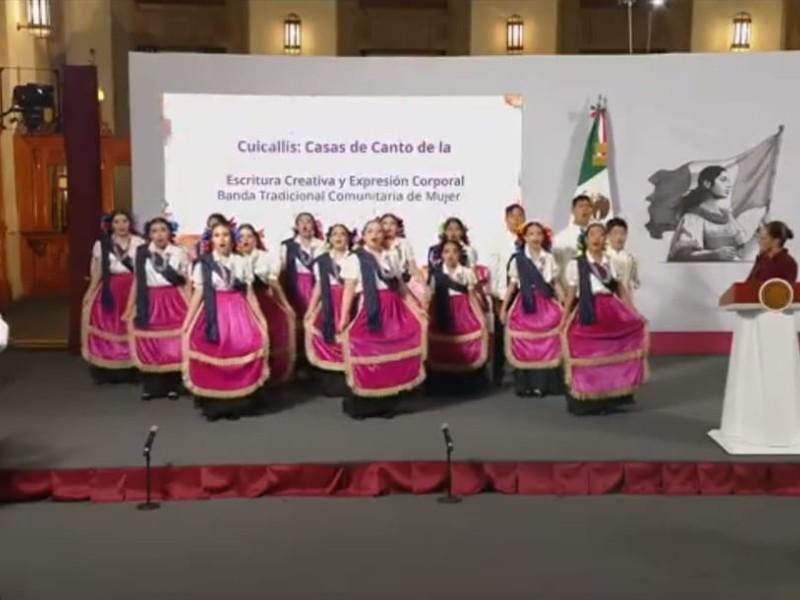 Coro de Selección Cantoría Salmantina comparte su talento en Palacio Nacional