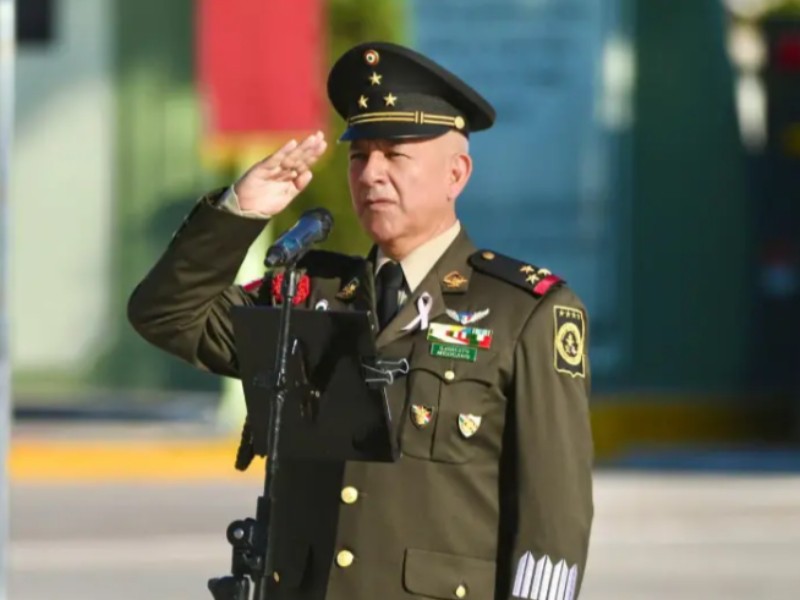 Coronel de Artillería, Omar León Arroyo,  jefe interino del Mando Único