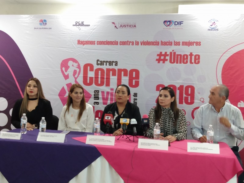 Corre a una vida libre de violencia