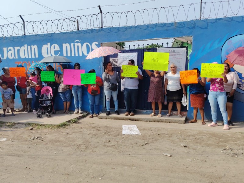 Cortan el agua en kínder por adeudo de más de 70mil pesos