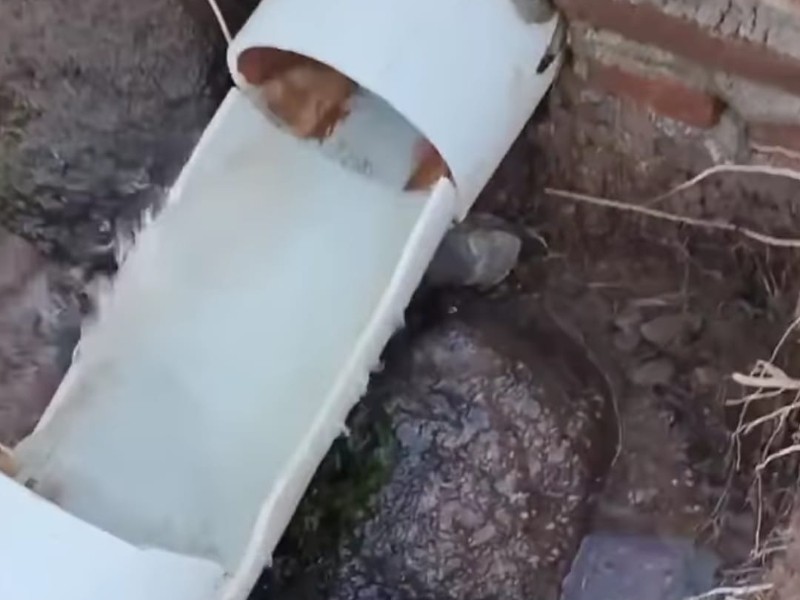 Corte intencional en tubería deja sin agua a vecinos de Bacame Etchojoa