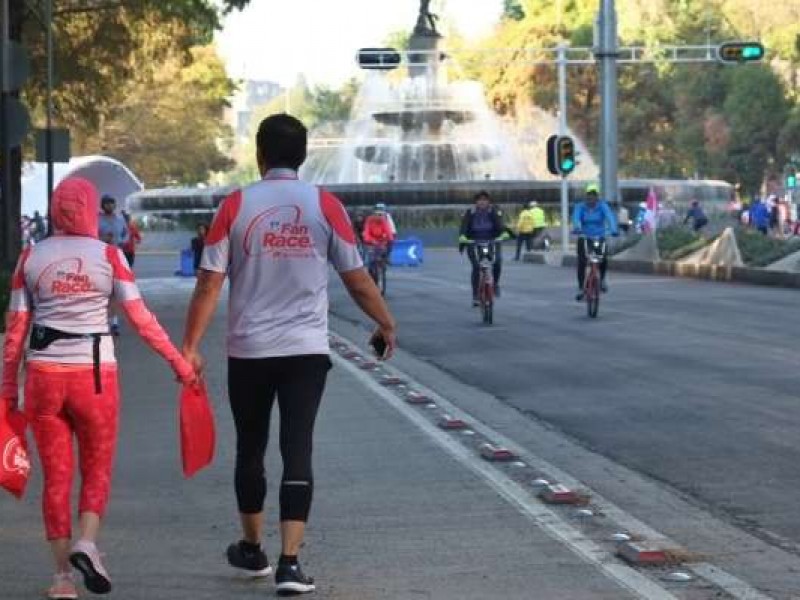 Cortes viales por carreras atléticas y Paseo ciclista