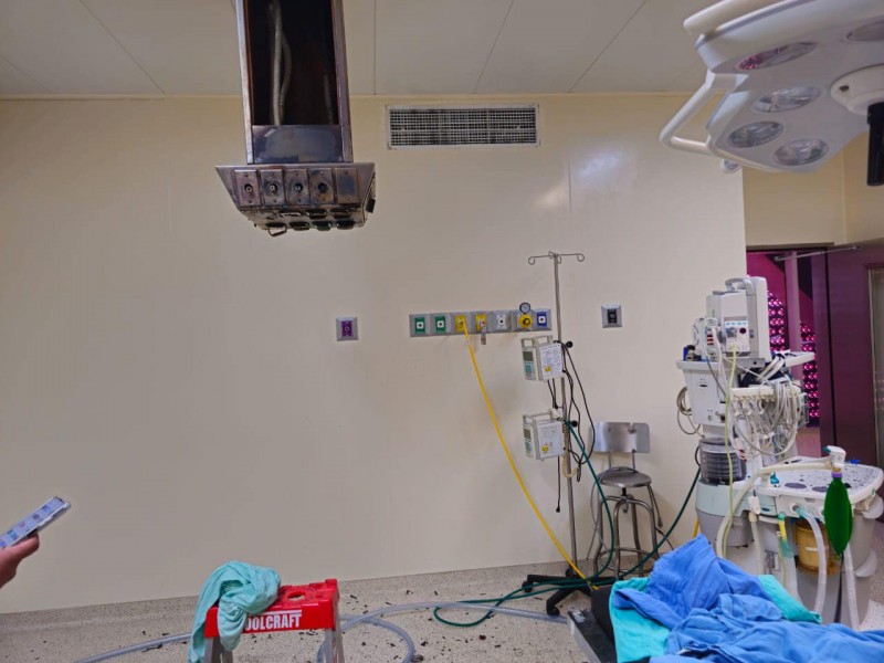 Corto circuito genera conato de incendio en Hospital del IMSS