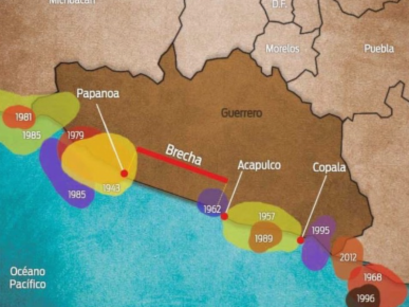 Costa Grande 2do en incidencia de sismos