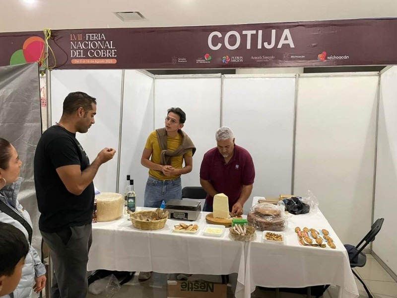 Cotija pueblo mágico presente en Feria Nacional del Cobre