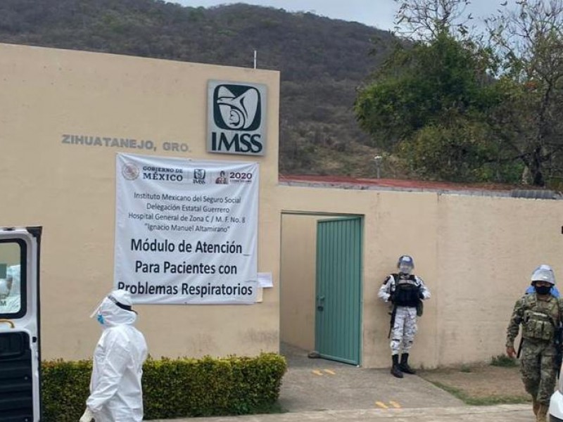 Coviario del IMSS Zihuatanejo alcanza su máxima capacidad