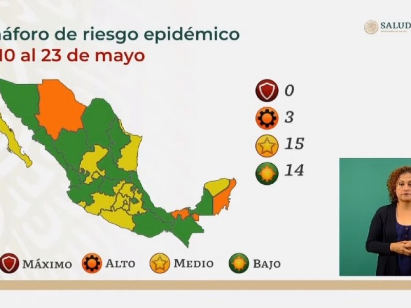 Covid-19: Casi la mitad del país llega a semáforo verde