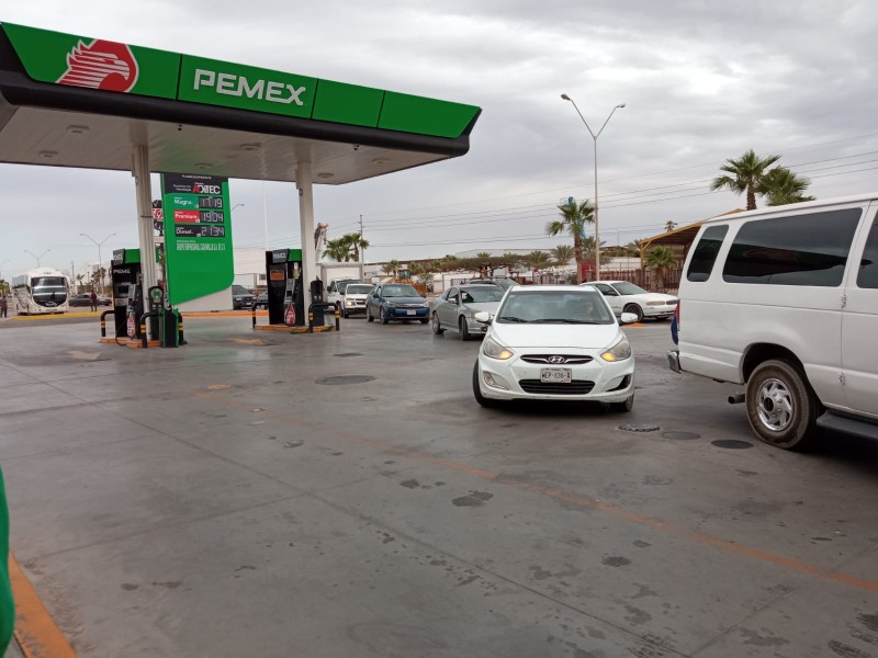 Crea desabasto de gasolina compras de pánico en San Luis